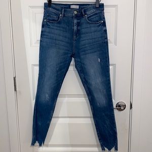 LOFT High Waisted Skinny Jeans